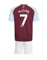 Aston Villa John McGinn #7 Hjemmedraktsett Barn 2024-25 Korte ermer (+ bukser)